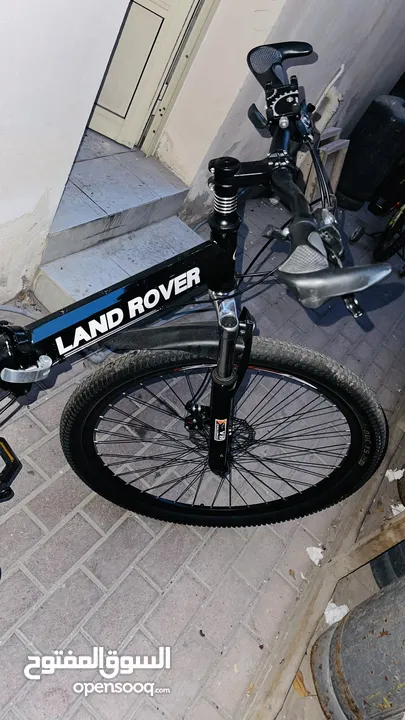 Land Rover Foldable 21 Speed Gear (7x3) Bicycle  Black  All Accessories