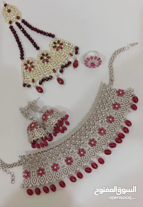 Original silver and kundan sets