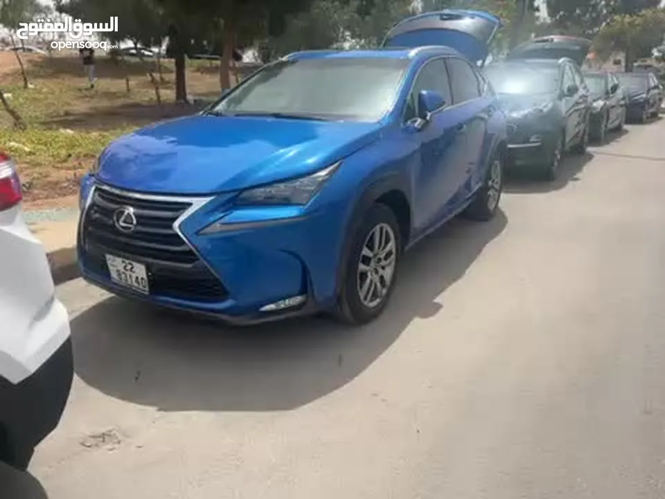 لكزس NX300 موديل 2016 لون ازرق فل كامل اعلى تصنيف من فئتها