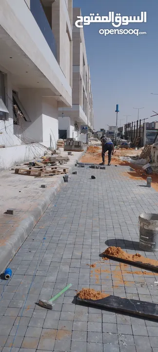 تركيب انترلوك وبندوره