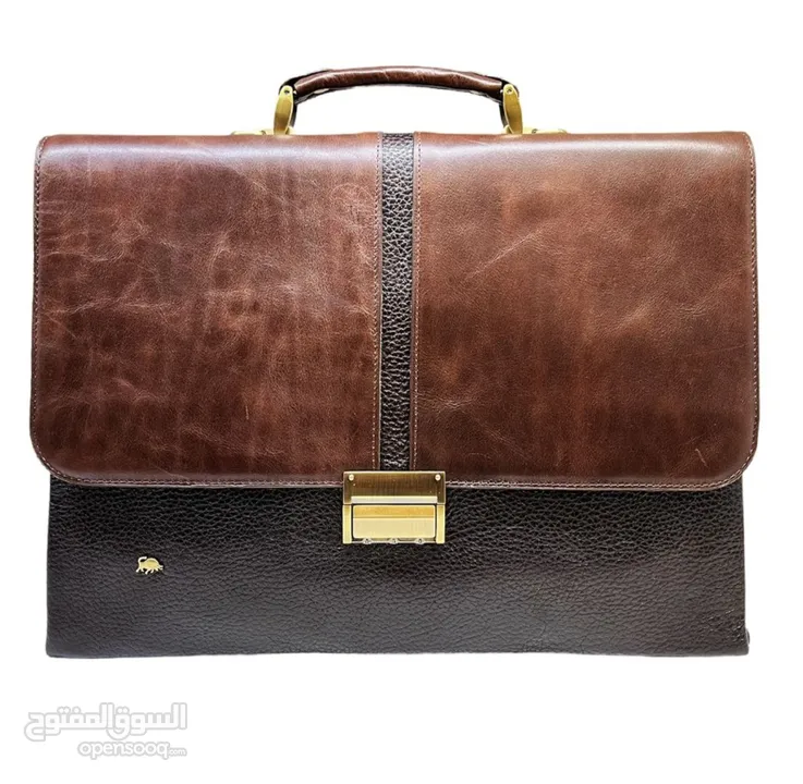 First class natural leather bag