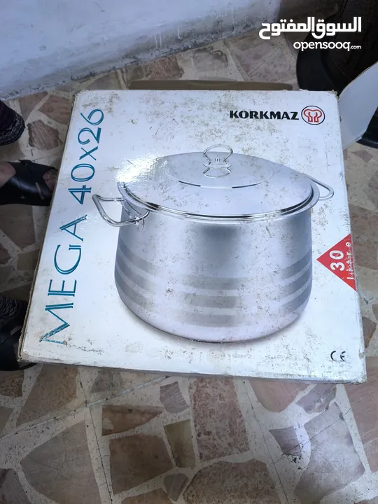 طنجرة Korkmaz Mega 40x26 سم – سعة 30 لتر
