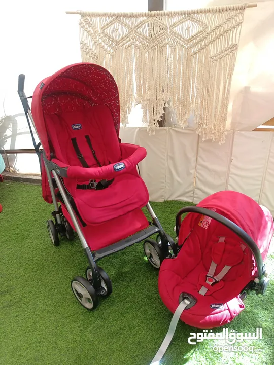 عرباية وكوت وشنطه اطفال من Chicco