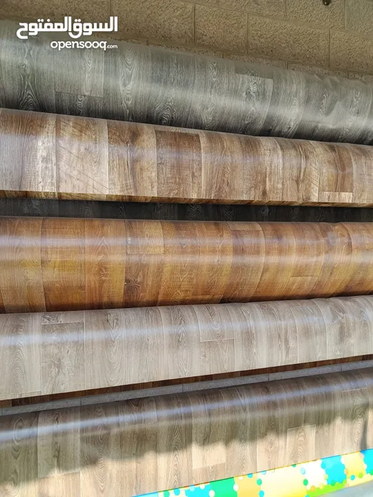 باركيه جلد بلجيكي pvc جلد ارضيات يناسب للبيت كاملاً ويعوض عن البلاط يوجد خدمة تركيب ضمن كادر مختص