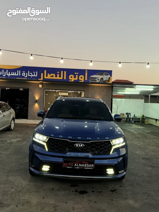 كيا سورينتو 2021 هايبرد 4x4 فل مسكر