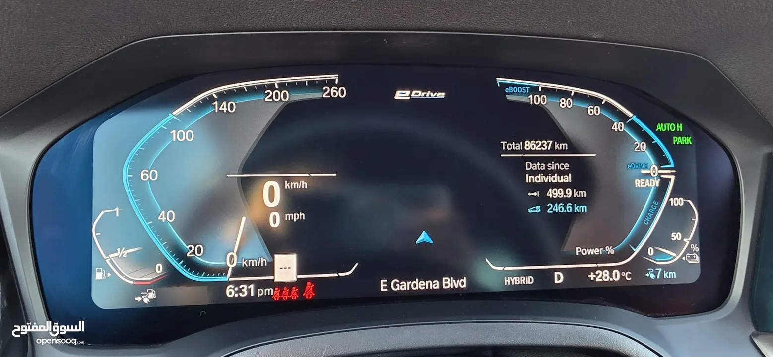 Bmw 330e 2021 Plug in hybrid M kit فل كامل فحص كامل