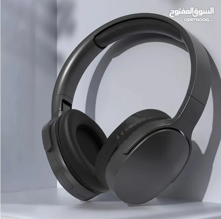GENAI P2961 سماعة رأس لاسلكية- سلكية – جديدة، بطارية 20 ساعة، قابلة للطي