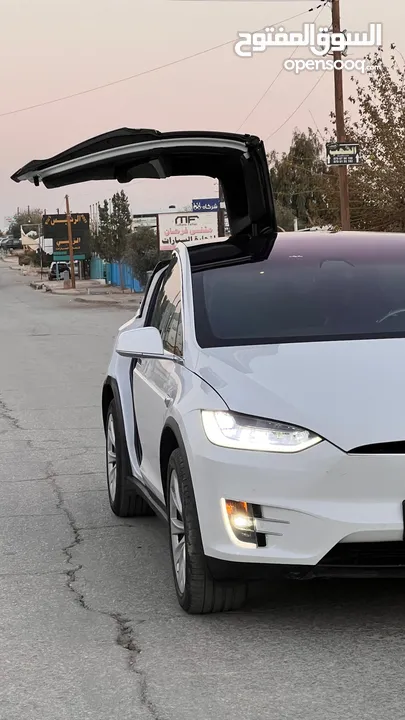 Tesla model x 75d فحص كامل