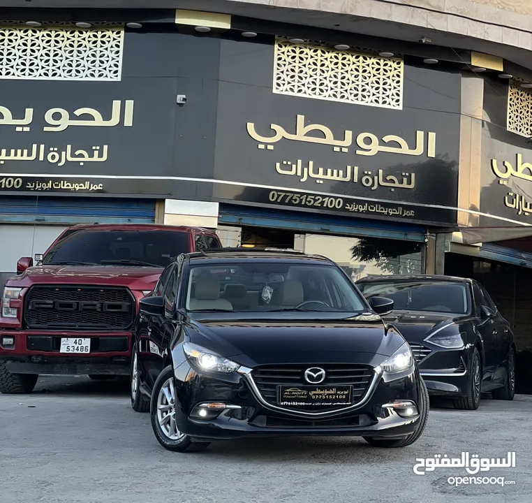 مازدا زوم 3 فل كامل مع فتحة فحص كامل 7 جيد وارد الشركة مالك ثاني