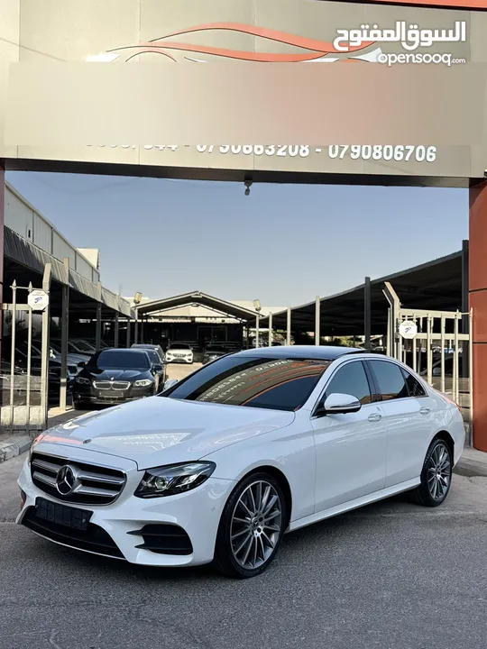 مرسيدس E350 2020 AMG فحص كامل فل اضافات اعلى صنف وارد المانيا ممشى قليل بحالة الوكالة