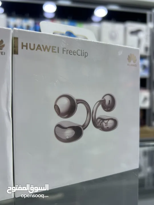 سماعات هواوي فري كليب الجديدة  Huawei FreeClip AirPods  سماعات بلوتوث ( كمية محدودة جدا اخر حبتين )