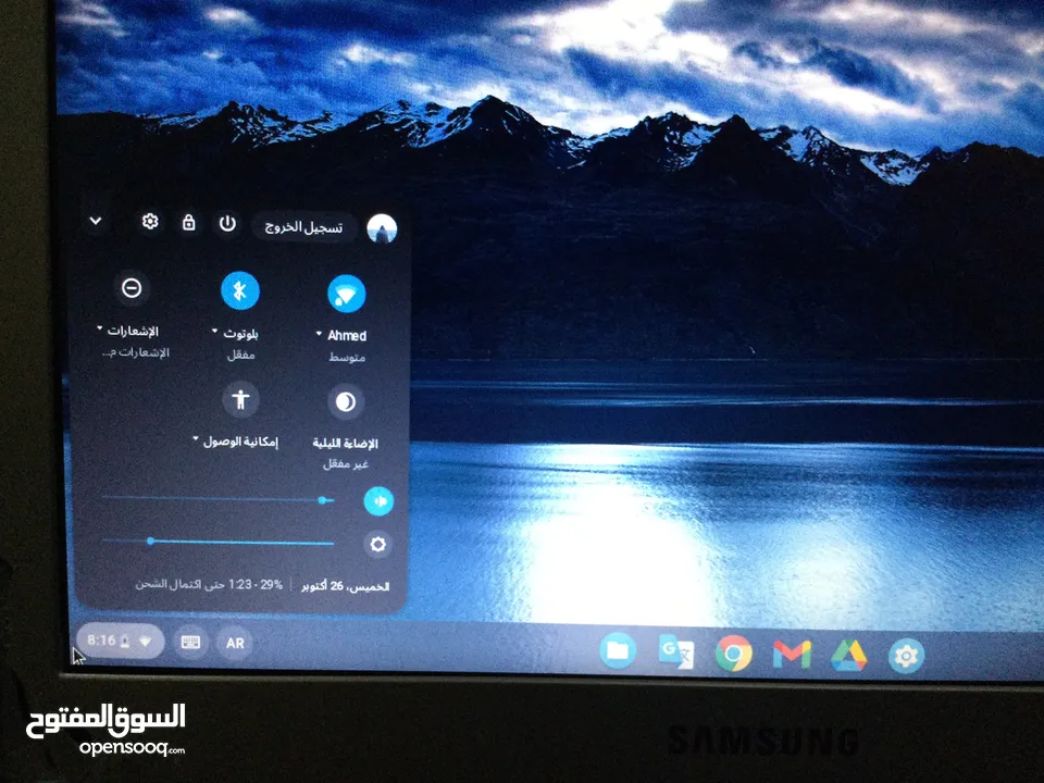 للبيع لابتوب كروم بوك سامسونج laptop for sale