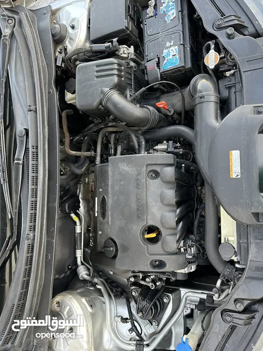 كيا فورتي موديل 2010  فل كامل مع فتحة اعلى صنف محرك 1600 cc بحال الوكالة
