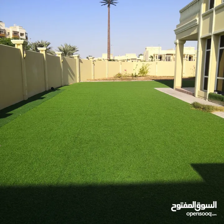 Outdoor Grass Carpet - 32mm. One  year  old. Very good condition.  25 m x 2m : 4 rolls (minor ends c