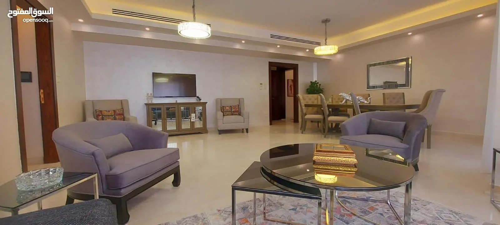 شقة مفروشة فاخرة في - دير غبار - مساحة 200 متر ثلاث غرف نوم بفرش مودرن (6636)