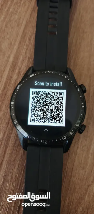 سماعة وساعة هواوي الاصليه لون اسود huawei freebids 4i huawei smart watch gt 2