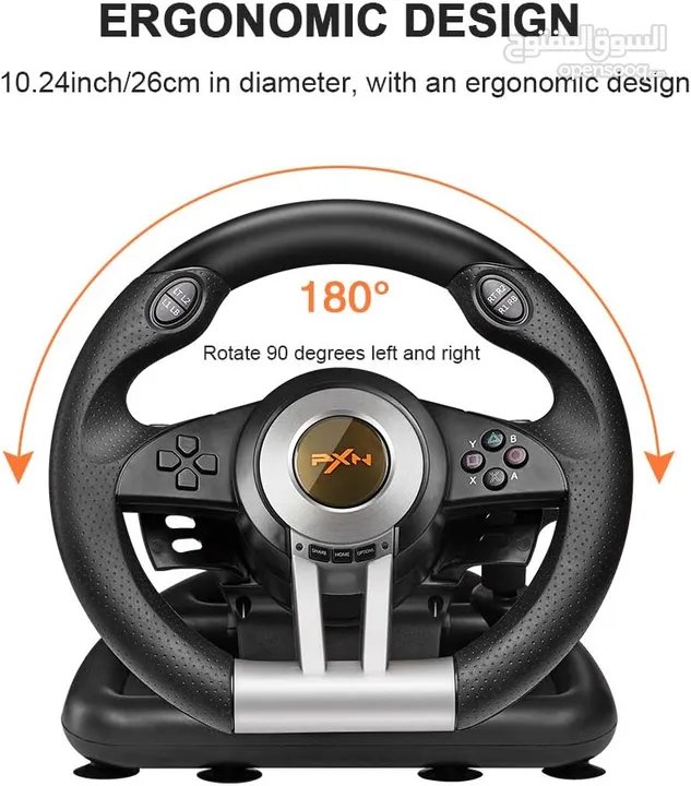 ستيرنق سواقة مقود سيارات جيمنغ بريك Steering Wheel V3 Pro Gaming Cars Breaks