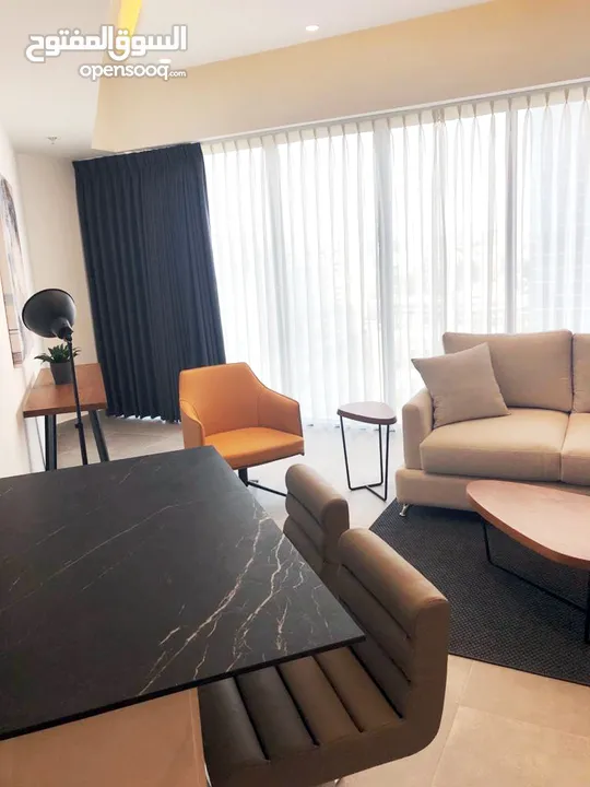 بوليفارد العبدلي للإيجار شقة مفروشة One bedroom في البرج