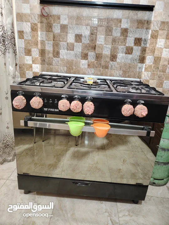 غاز فريش 90 سم بحالة جيدة