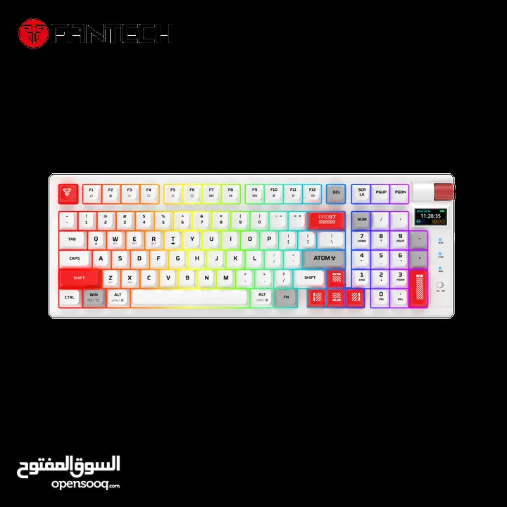 FANTECH MK918 ATOM PRO97 WIRELESS MECHANICAL GAMING KEYBOARD WHITE كيبورد فانتيك الجديد المميز