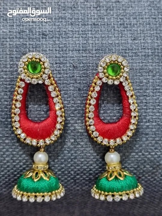 silkthread earrings