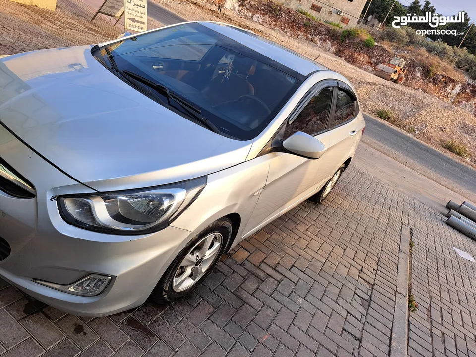 هونداي اكسنت 2014 ديززل 4 غيار صفر مشاكل  يد اوولا 1600 تيربو كاااش فقط