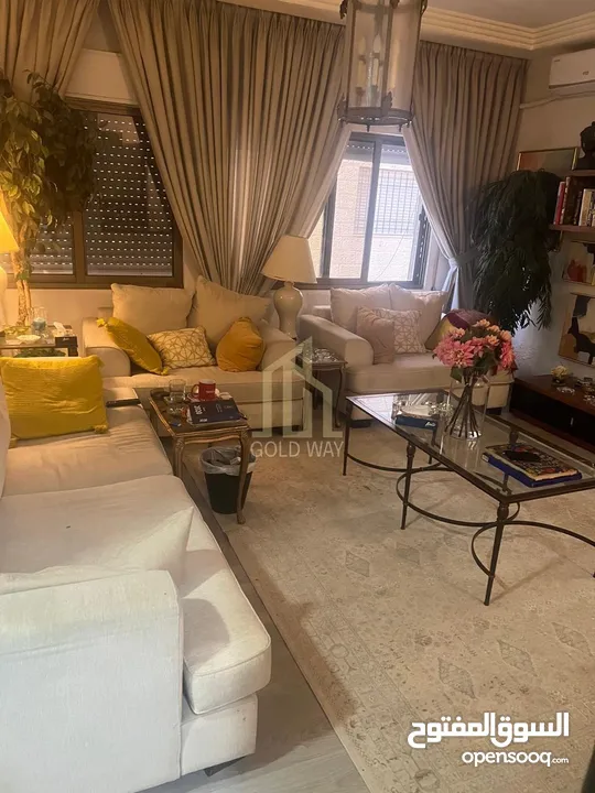 فرصه استثماريه مميزة شقة طابق أول مفروشة 81م في أجمل مناطق ربوة عبدون بالقرب من عبدون / ref 9420
