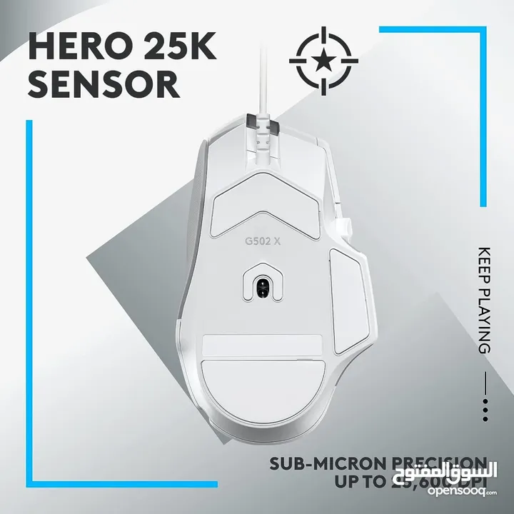Logitech G502 X HERO 25K Sensor Wired