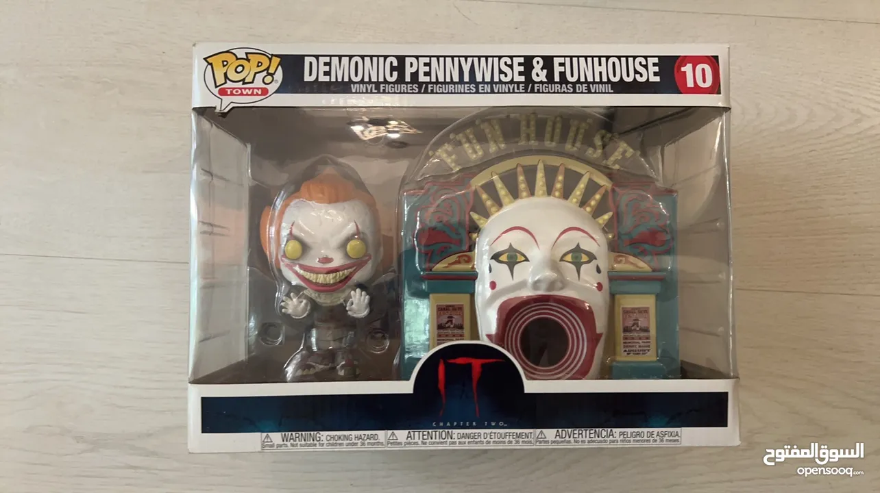 Large Collectable Pennywise Funko Pop  Original Price 50JD  Selling Price 25JD