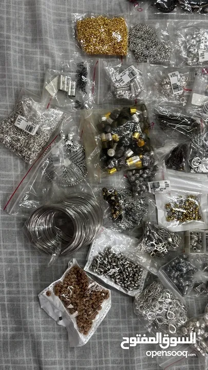 Jewelry Making Beads,charms,threads,materials and tools in bulk..price negotiable