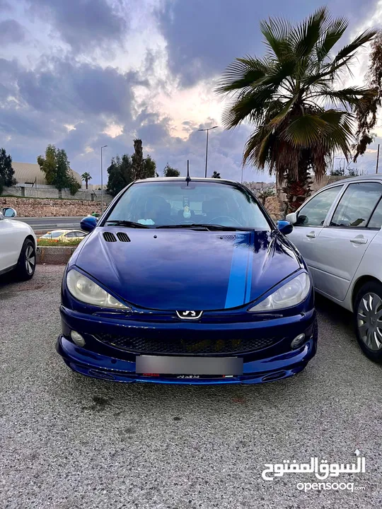 بيجو 206 موديل 2004 جير اوتوماتيك توب ترونيك ماتور 1400cc، الأجمل في الأردن