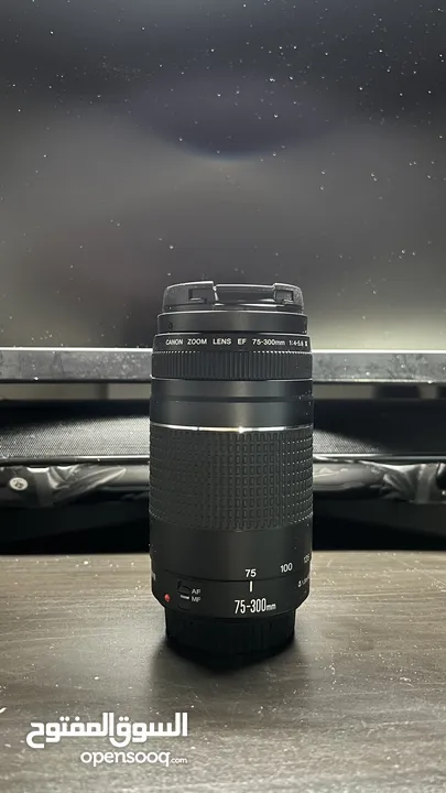 عدسة للبيع  Canon EF 75-300mm f/4-5.6