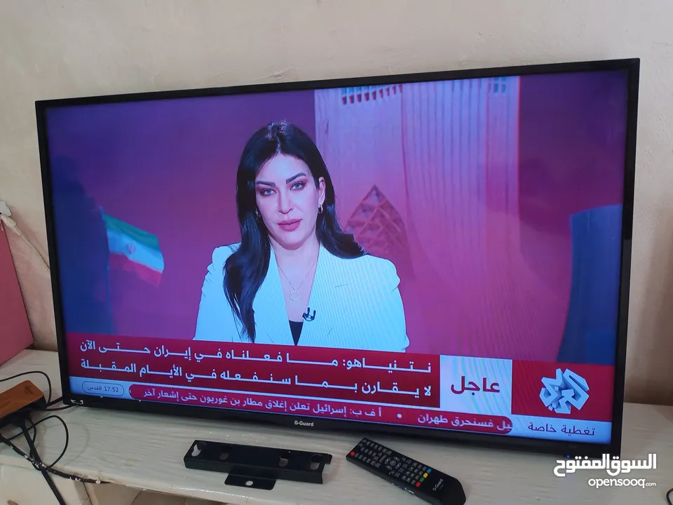 شاشة جي جارد حجم 43 انش ( مش سمارت )