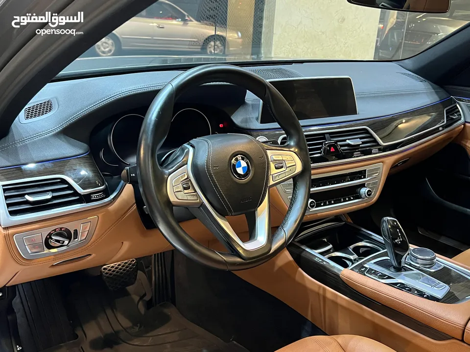 BMW 740Le 2017 وارد شركه ابو خضر مالك اول فل كامل اعلى تصنيف فحص كامل بحاله الوكاله