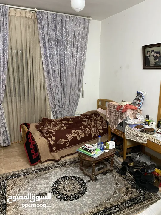 شقة ارضية للبيع بجبل الحسين ، شارع يافا ، عمارة 82 ، شقة 1 مع ترس وكراج سيارة