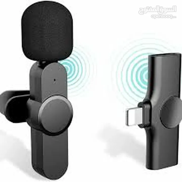 Wireless live -stream Microphone K02 IPH REMAX ميكروفون تلفون ويرلس 