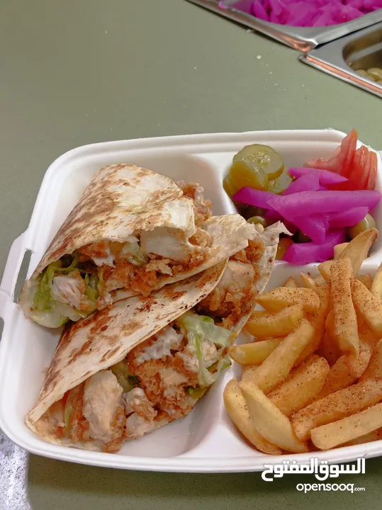 مطعم وجبات سريعه وعصائر  للضمان او البيع كامل المعدات