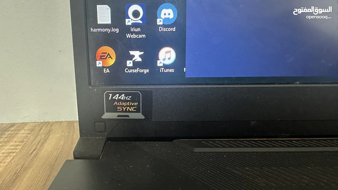للبيع: لابتوب امريكيASUS TUF A17 + كيبورد ميكانيكي + ماوس جيمنج + سماعات + شنطة + ماوس باد طويلة