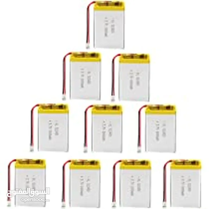 بطاريات ليثوم بانواع مختلفة للاجهزة الالكترونية Lithium Polymer Battery 3.7V
