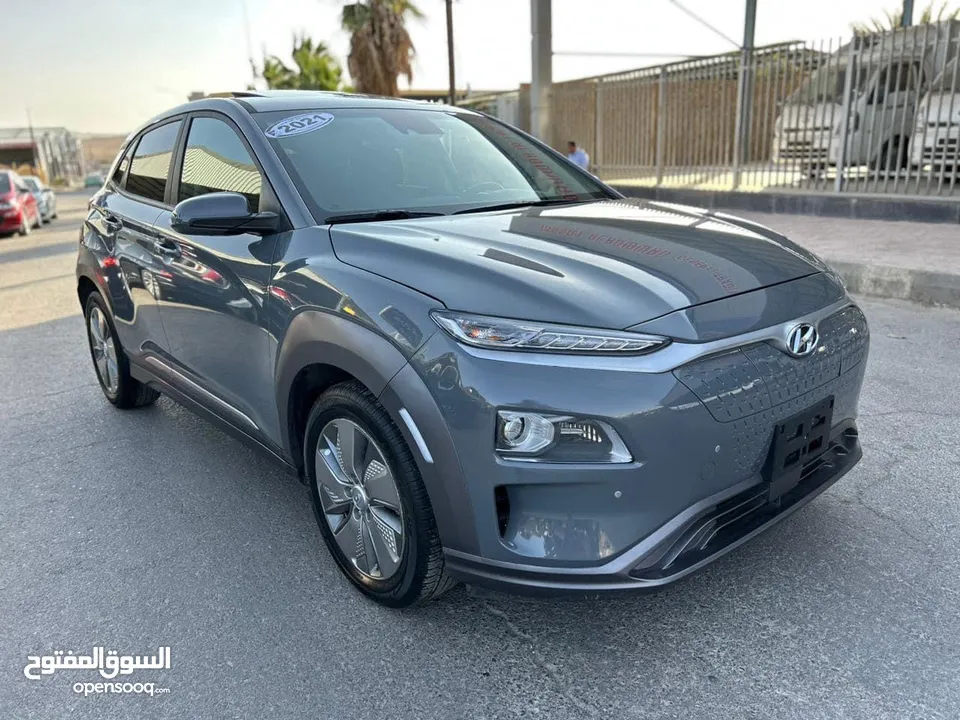 Hyundai KONA Electric 2021 Limited  هونداي كونا كهرباء ليمتدد فحص كامل عداد 9 الاف فقط