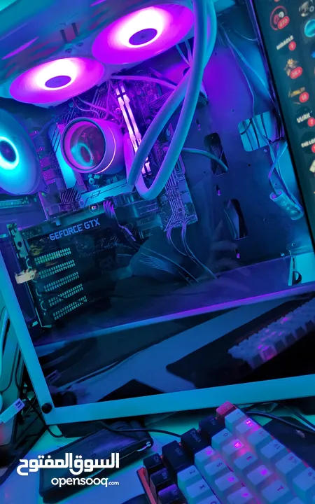gaming pc , white