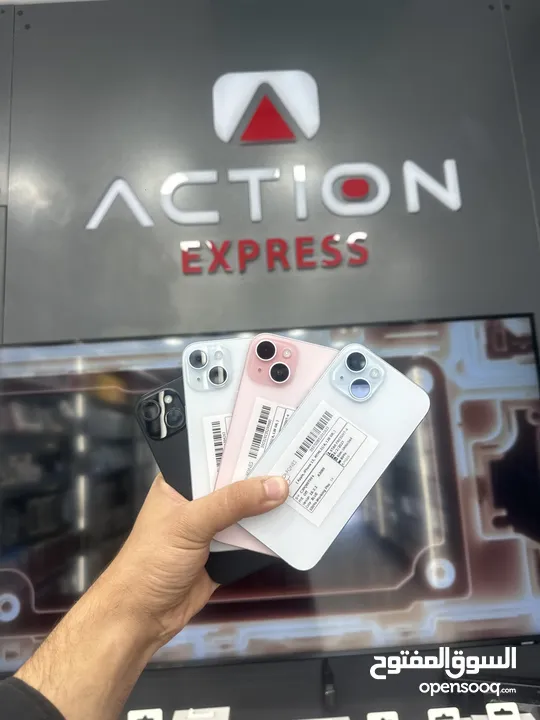 iPhone 15 128 GB used  ايفون 15 128 جيجا مستعمل بحاله الوكاله  بطاريات من 86لل93 متوفر جميع الالوان
