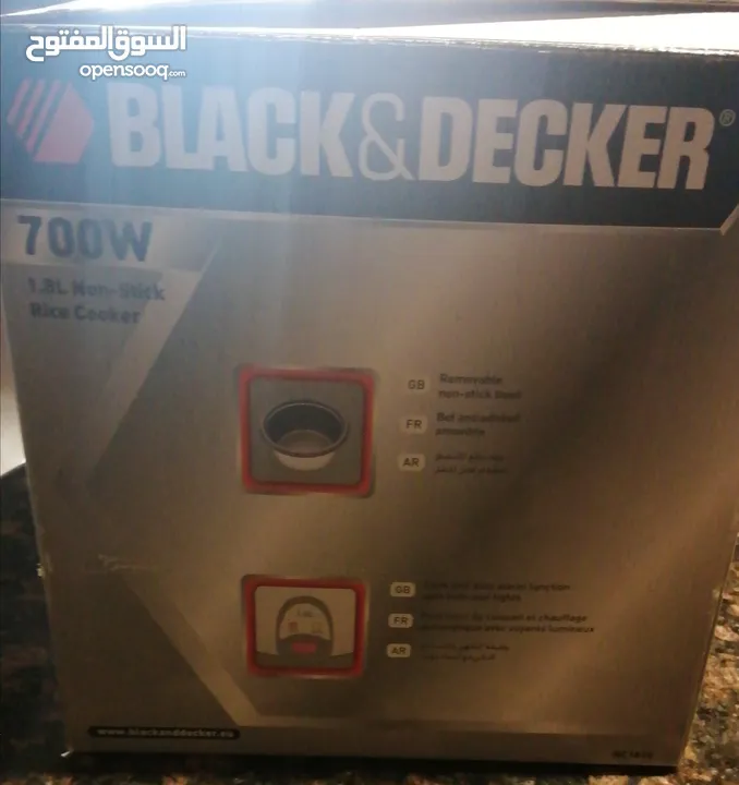 Black&decker rice cooker طنجرة طبخ الأرز على البخار
