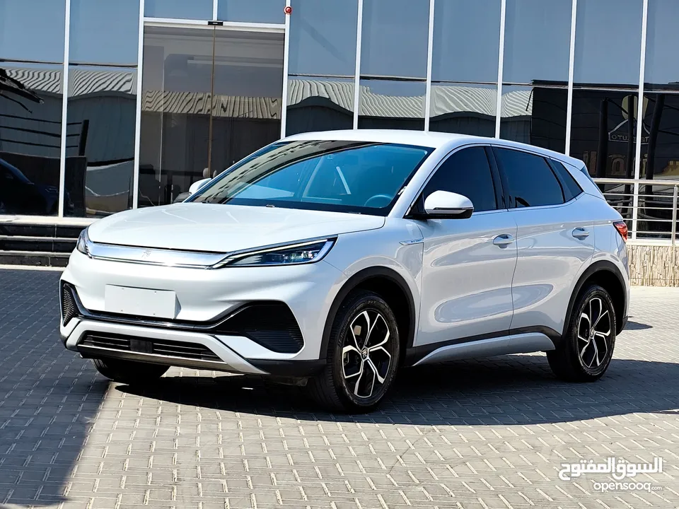 تم وصول BYD YUAN PLUS البطارية الكبيرة فحص كامل لون سلفر مميز بي واي دي يوان بلس عداد قليل