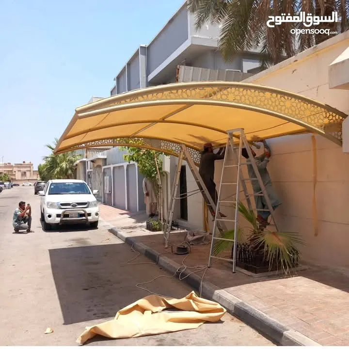 مظلات جده برجولة جده خيم جده بيوت الشعر الملكي جده سواتر جده سندوتش بنل جده وصيانه فك وتركيب جدي ا