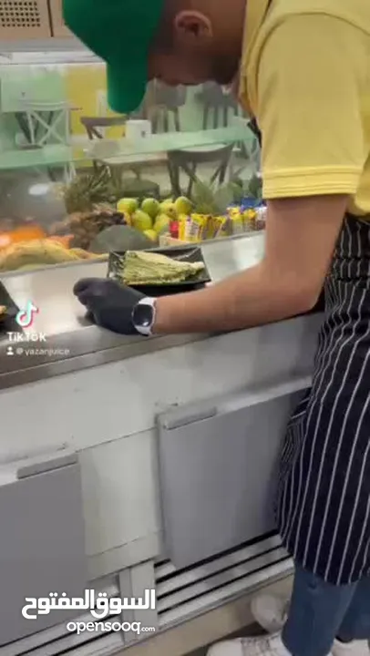 شيف عصائر طبيعية وكوكتيلات (( تجهيز محلات وافتتاح))