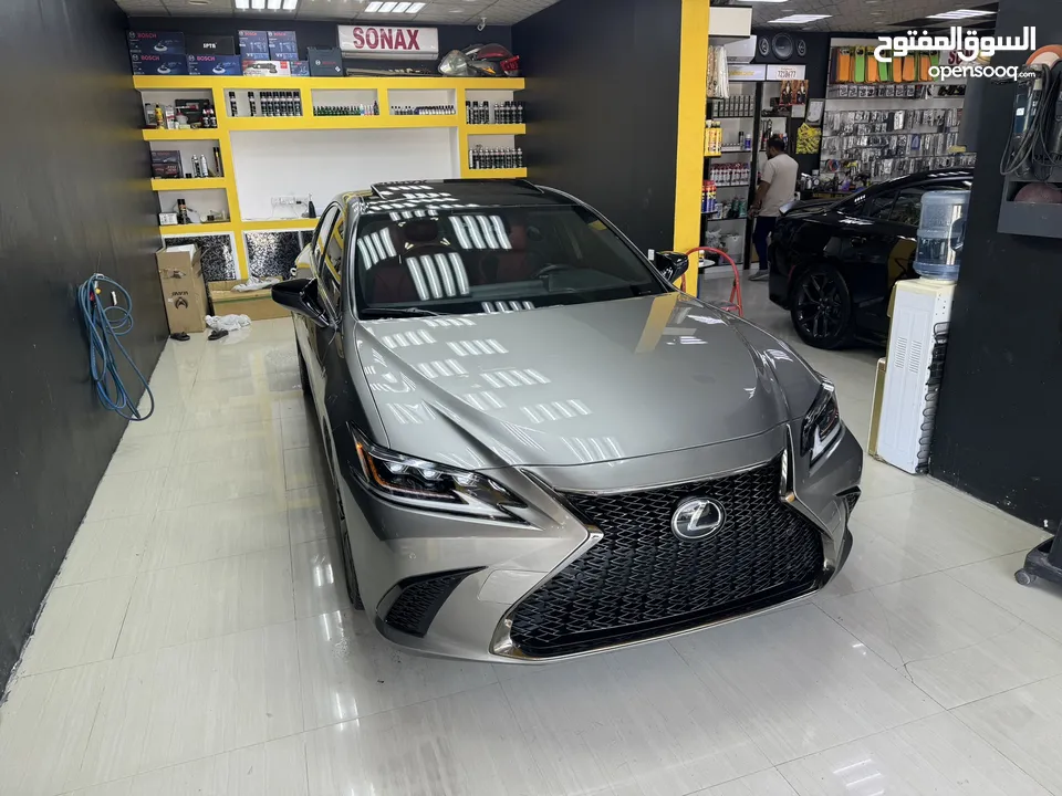 للبيع لكزس es 350 f sport فل مواصفات موتر مسرفس وجاهز