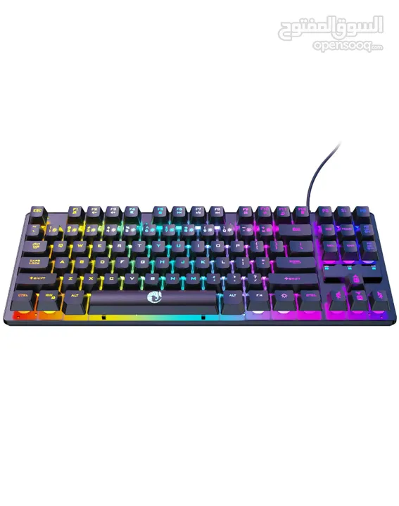 "عيش تجربة اللعب الكاملة مع كيبورد RGB بإضاءة متغيرة وتحكم كامل"