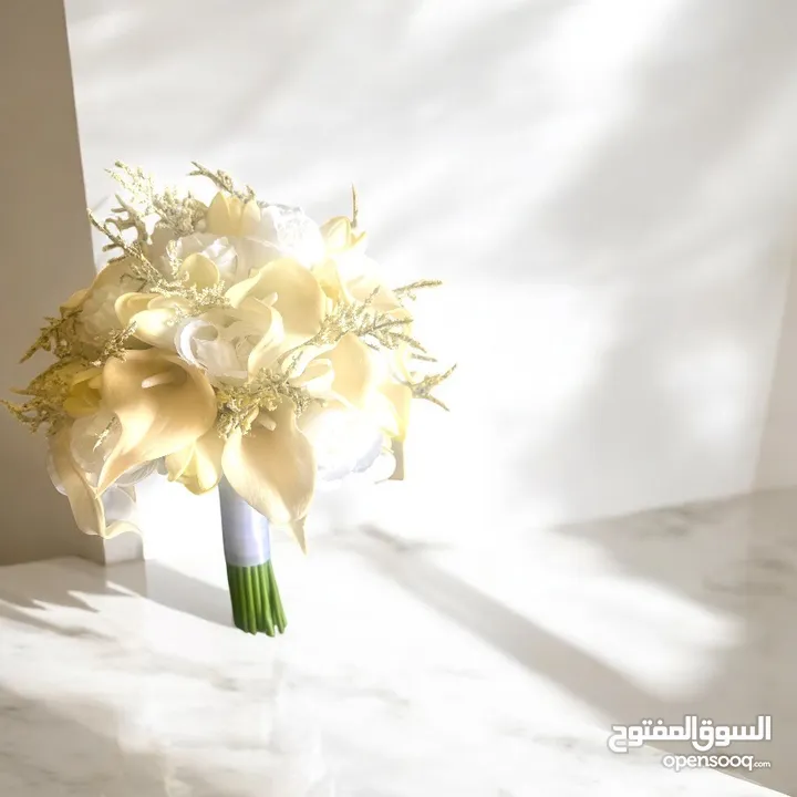 باقة عروس ناعمة وكلاسيكية - جاهزة للتسليم