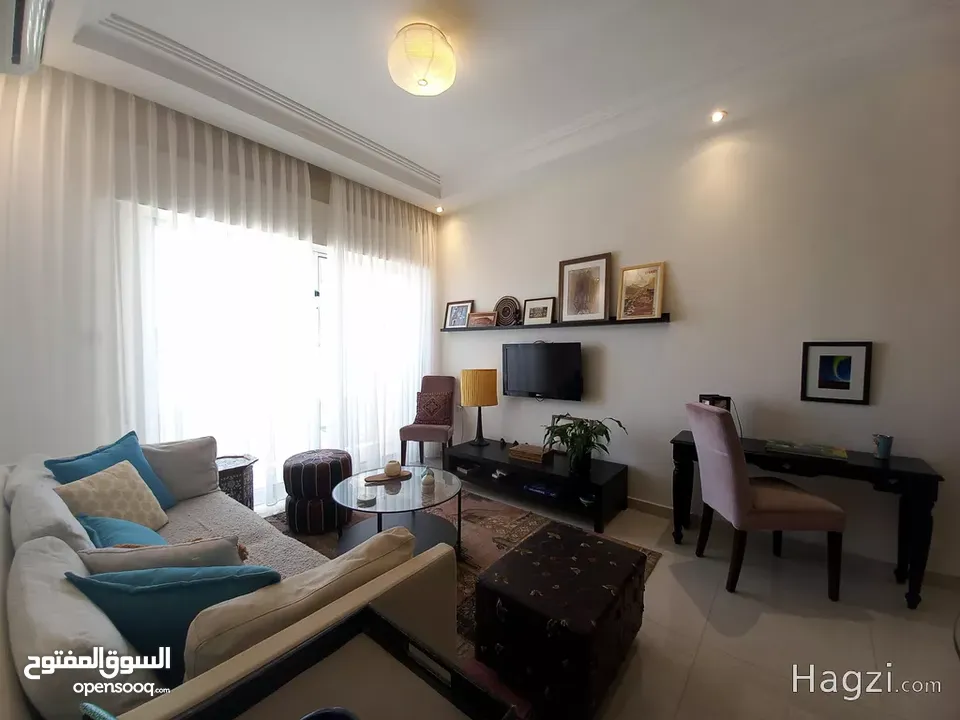 شقة مفروشة للإيجار في جبل عمان  ( Property 32714 ) سنوي فقط